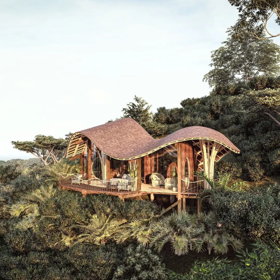 Luxury treehouse lodge